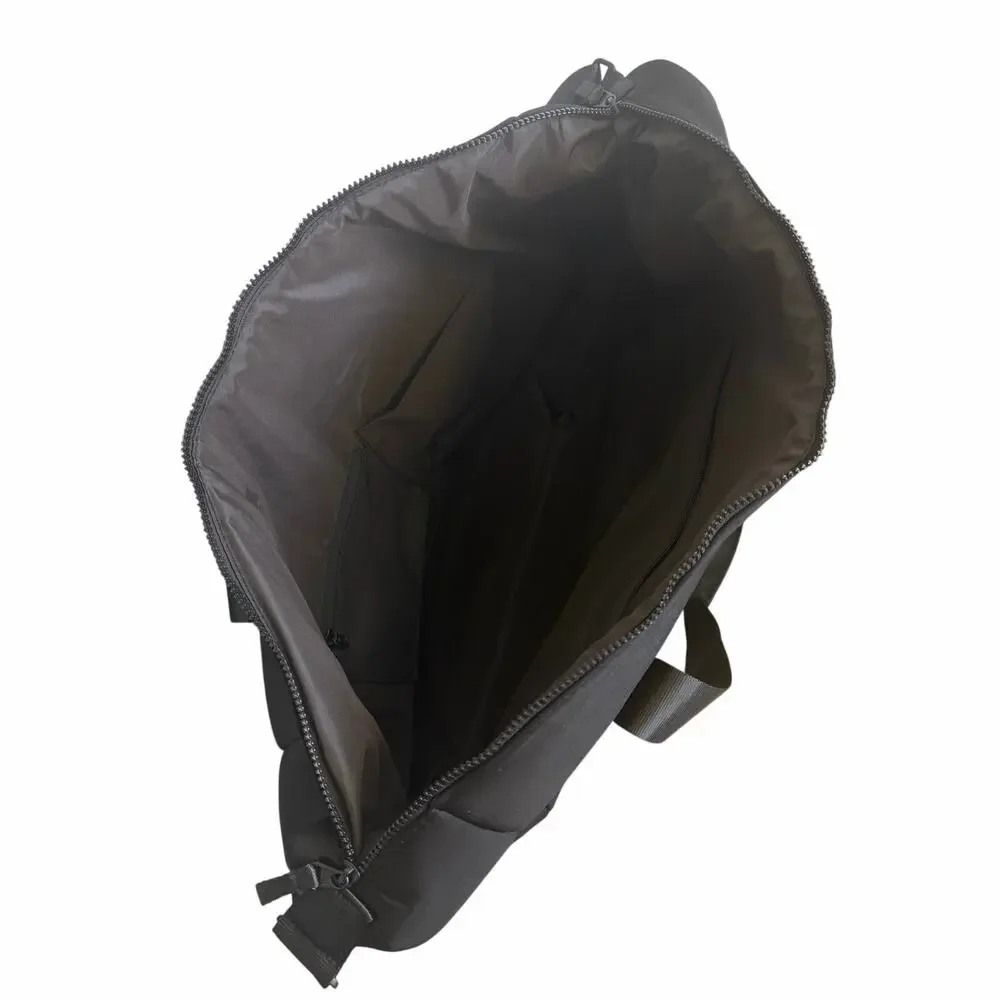 All In Motion Neoprene Weekender Bag Black 35L Travel Gym Carry On Tote